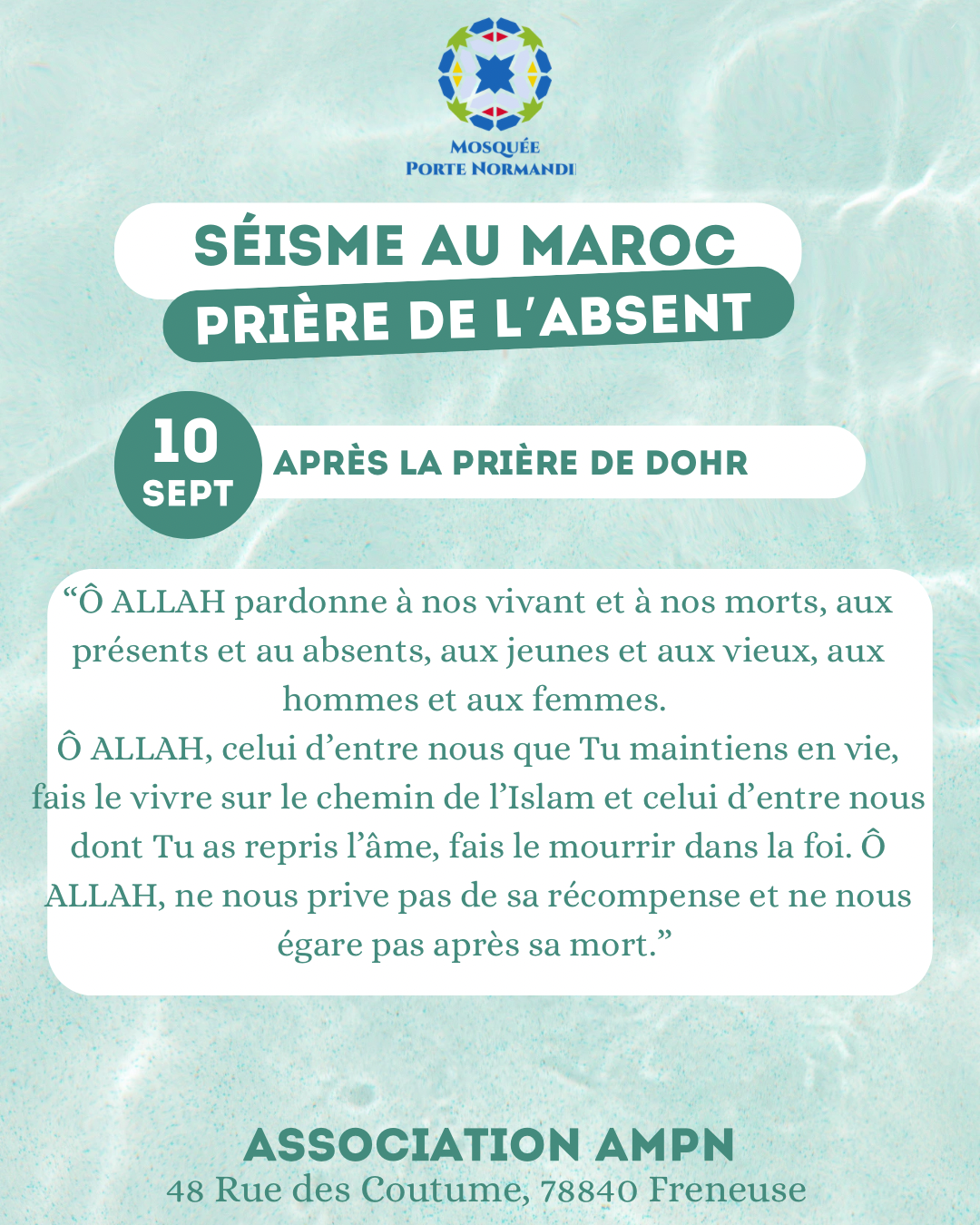 Featured image for “Prière de l’absent”